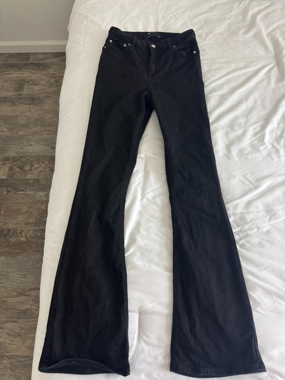 ASOS Design Black Flare Jeans